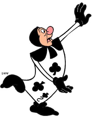 302x383 Alice In Wonderland Queen Of Hearts Clip Art