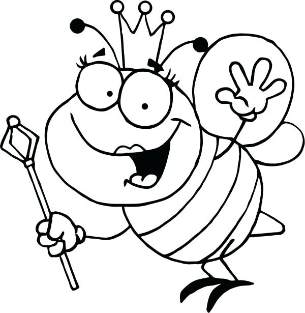 600x615 Bumble Bee Coloring Pages Best Place To Color