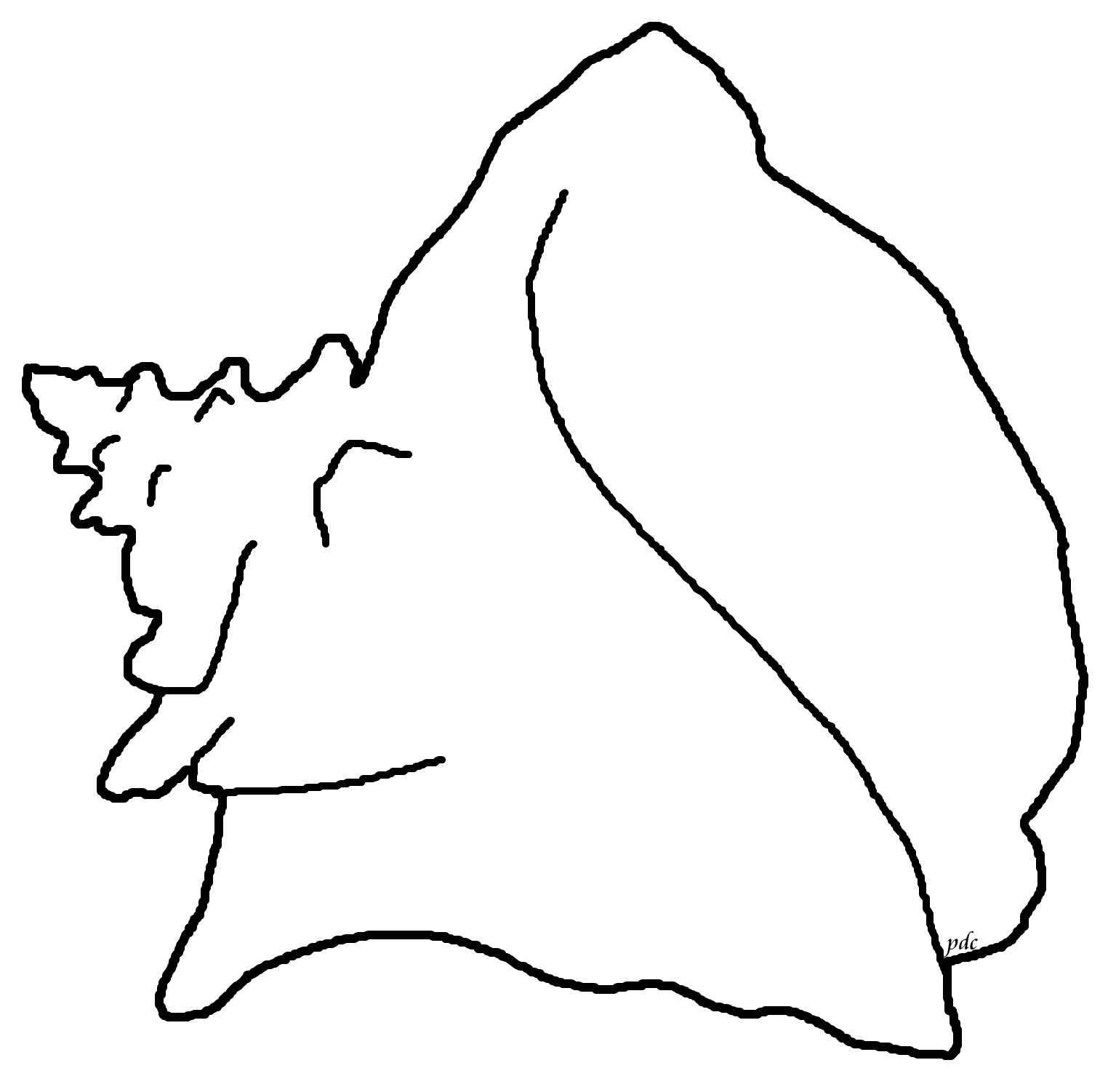 1535x1502 Queen Or Pink Conch Coloring Page Seashells By Millhill