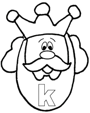 300x375 Queen Clipart Colouring Page