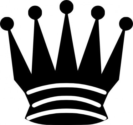 425x398 Nice Crown Clipart Black White Gallery Queen Crown Black