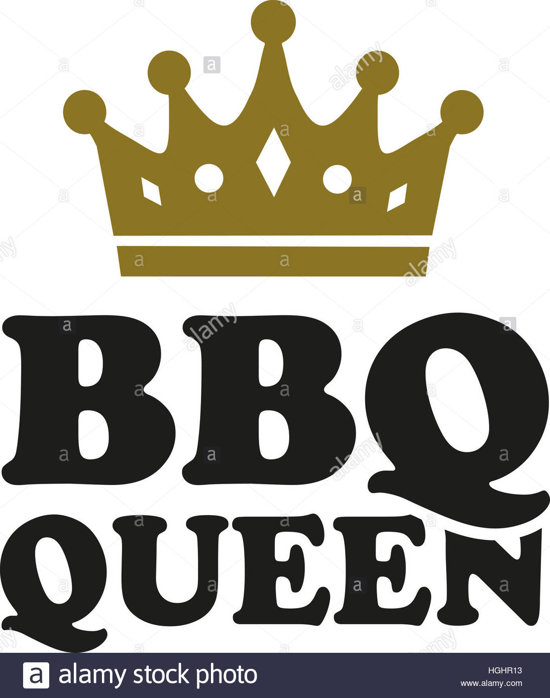 1095x1390 Bbq Queen With Crown Stock Photo, Royalty Free Image 130698319