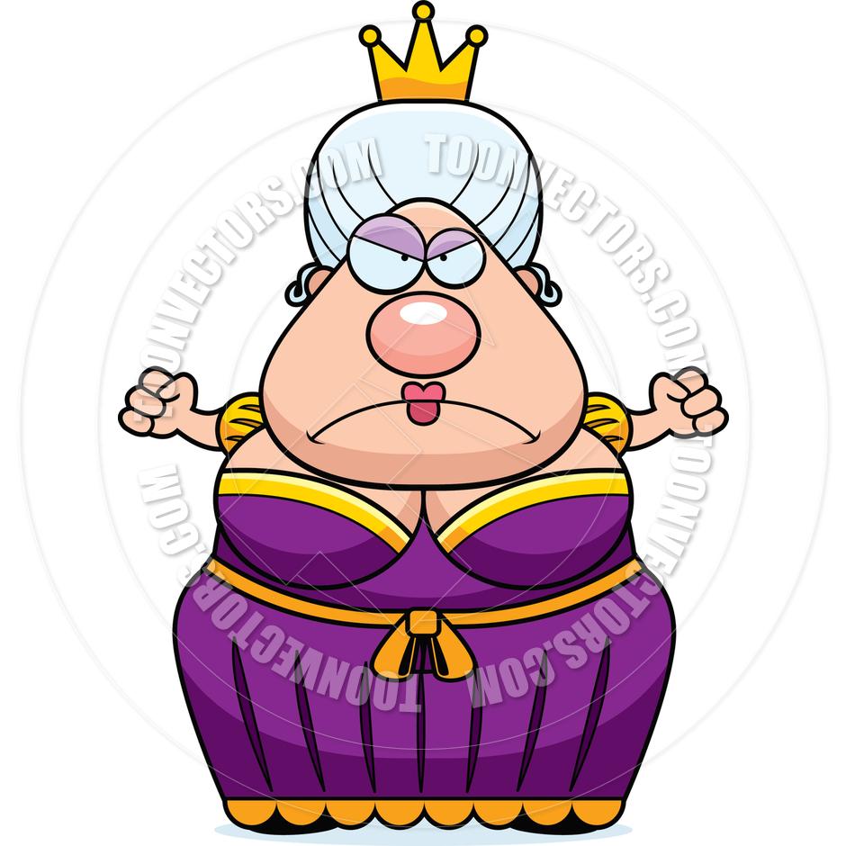 940x940 Cartoon Queen Angry By Cory Thoman Toon Vectors Eps