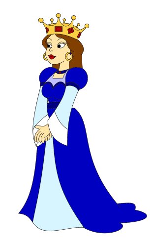 311x500 Cartoon Queen