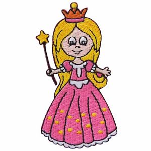 300x300 Cute Little Angel Princess Queen Cartoon Children Girls Kids Iron