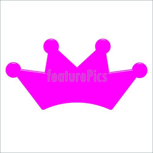 500x500 Illustration Of 3d Pink Queen Crown