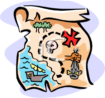 350x328 Map Clipart Quest