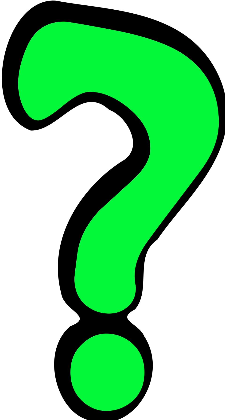958x1788 Question Mark Free Stock Photo A Green Clipart