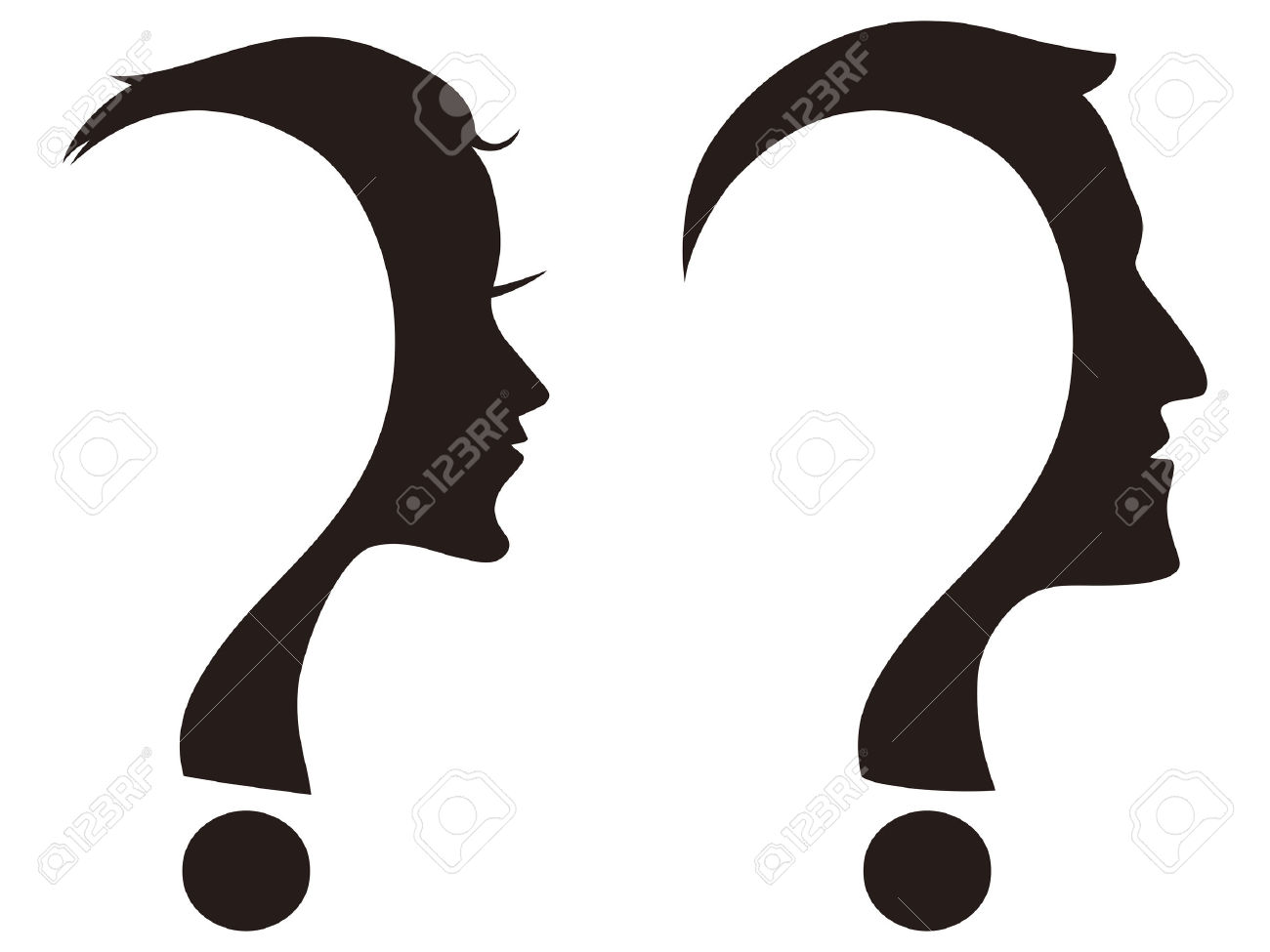 1300x975 Question Mark Clipart Silhouette