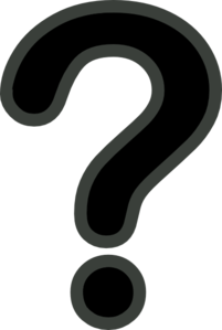 201x299 Black And Grey Question Mark Clip Art
