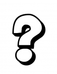 116x150 Black Question Mark Clipart