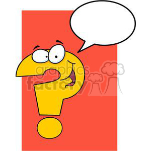 300x300 Royalty Free 3628 Question Mark Cartoon Character 381221 Vector