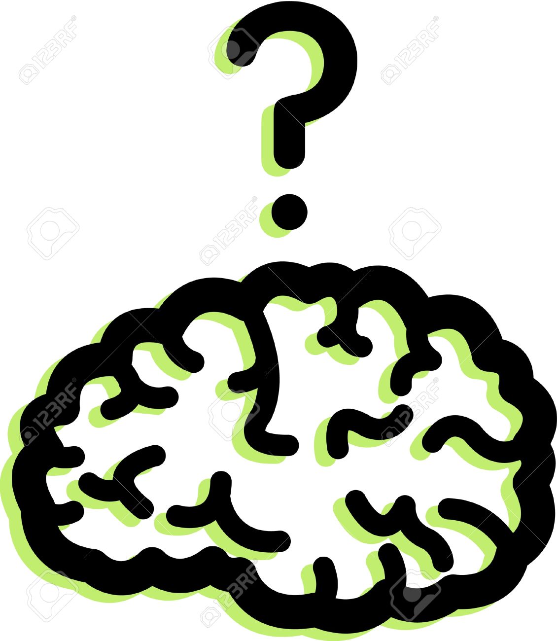 1132x1300 Question Mark Clipart Brain