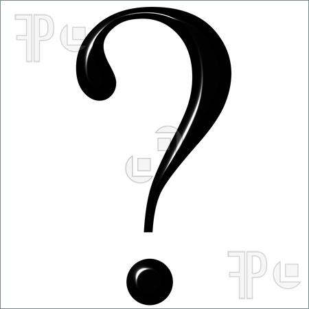 450x450 Question Mark Black And White Clipart