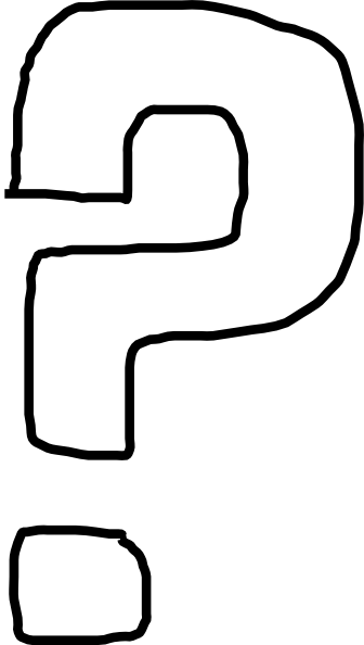 336x594 Question Mark Clipart Black And White