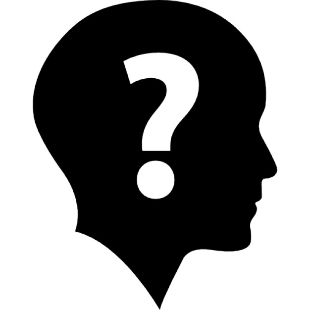 626x626 Bald Head With Question Mark Icons Free Download
