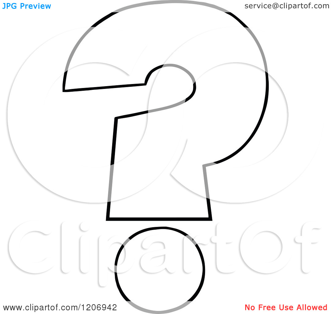 1080x1024 Question Mark Clip Art Black And White Clipart Panda