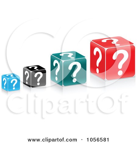 450x470 Royalty Free Vector Clip Art Illustration Of A 3d White Question