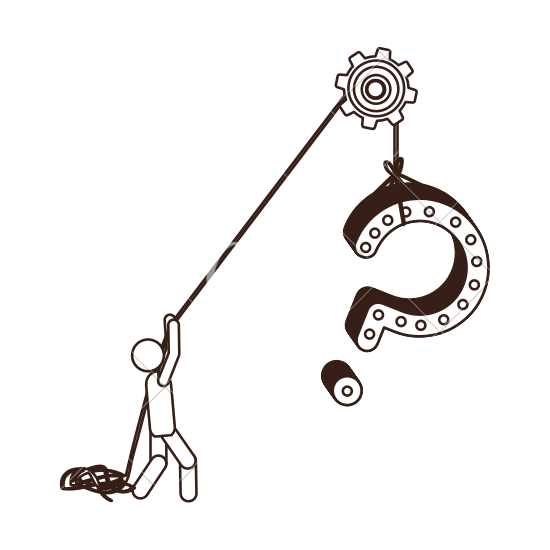 550x550 Person Pulling Rope Question Mark