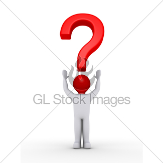 325x325 3d Person With Question Mark Gl Stock Images