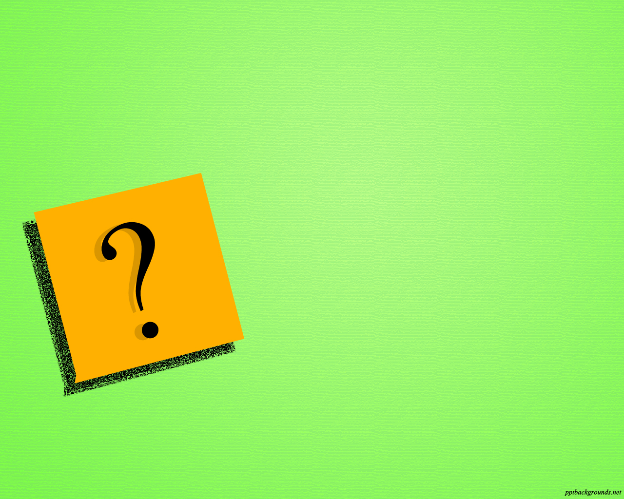 1280x1024 Free Orange Question Mark On Green Backgrounds For Powerpoint