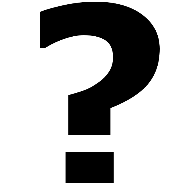 650x650 Question Mark Clipart Black Background