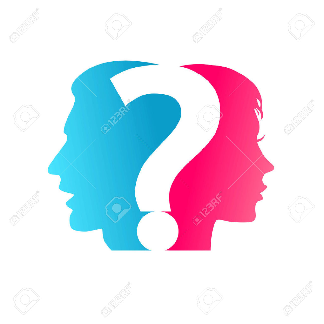 1300x1300 With Question Answer Marks Clipart Free