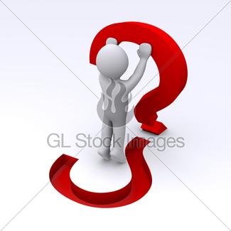 325x325 3d Person With Question Mark Gl Stock Images
