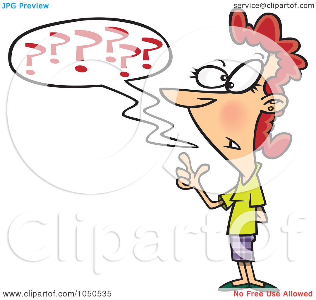 1080x1024 Royalty Free (Rf) Clip Art Illustration Of A Confused