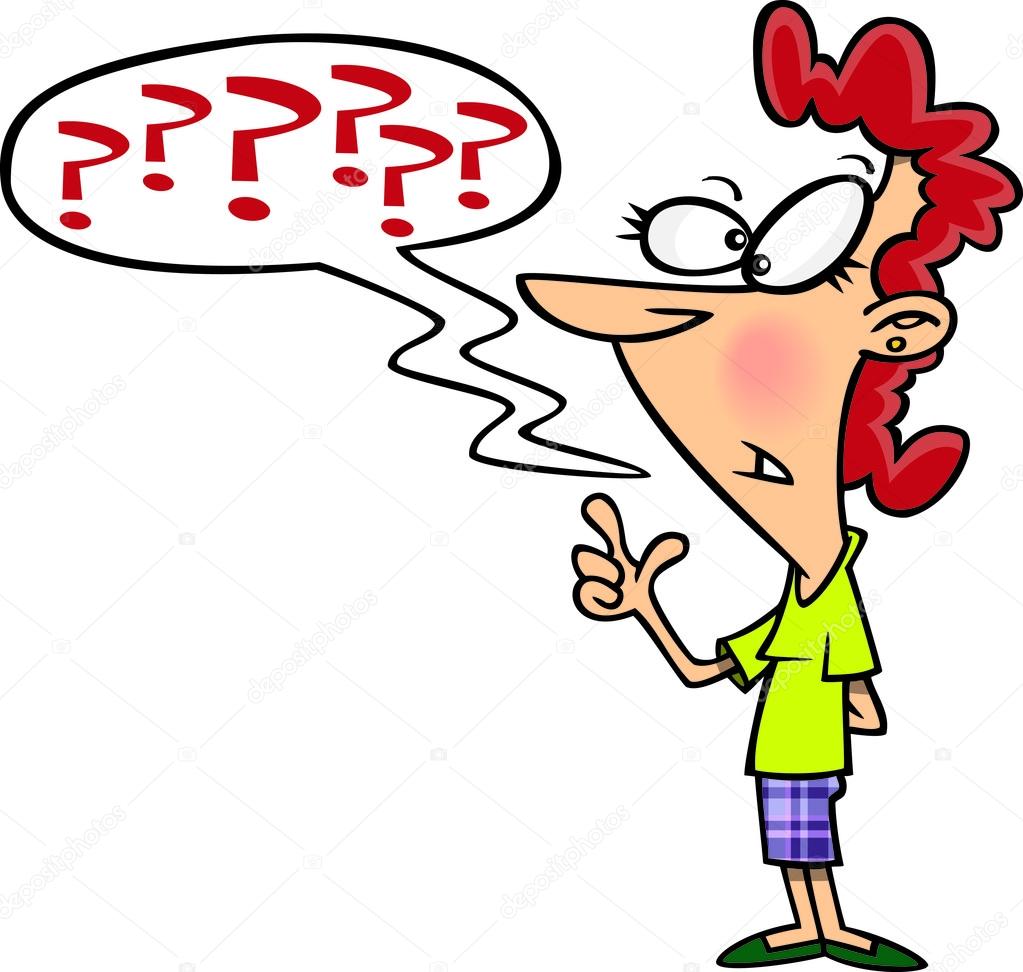 1023x972 Cartoon Questioning Woman Stock Vector Ronleishman