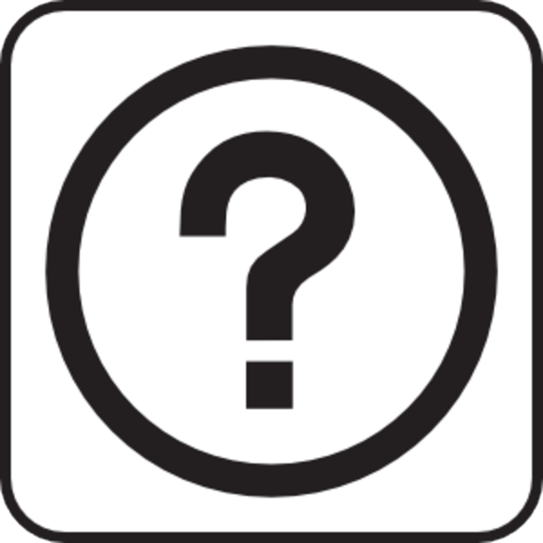 600x600 Question Mark Clip Art
