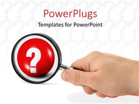 275x206 Powerpoint Template Human Character Person Sitting On A Red