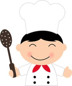 236x279 Girl Chef With Fork Cook Book Divider Photos Clip