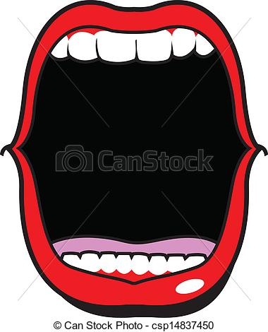 380x470 Open Mouth Clip Art