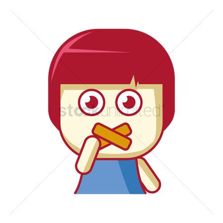 450x450 Free Quiet Mouth Stock Vectors Stockunlimited