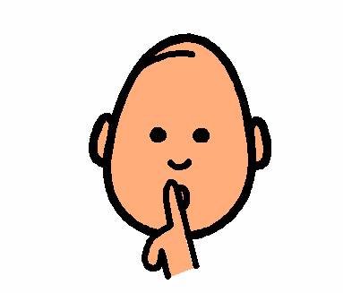 383x327 Please Clipart Quiet Kid