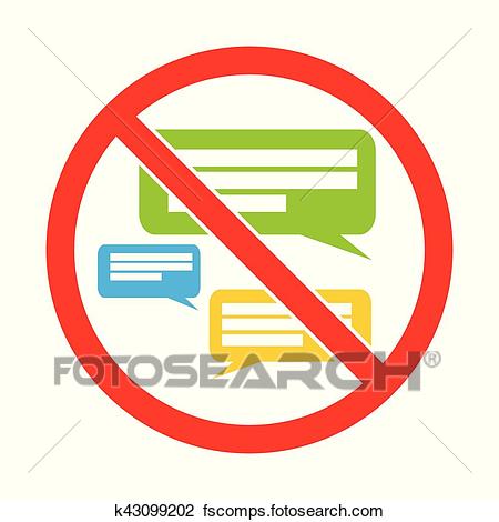 450x470 Clipart Of Silent Please. No Speaking. Keep Quiet. Sign Vector