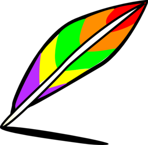 298x291 Quill Of Many Colors Clip Art