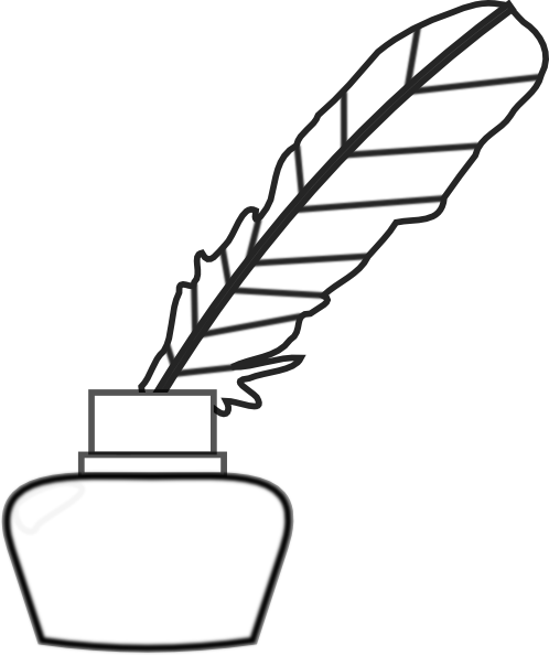 498x594 Quill Pen Clip Art
