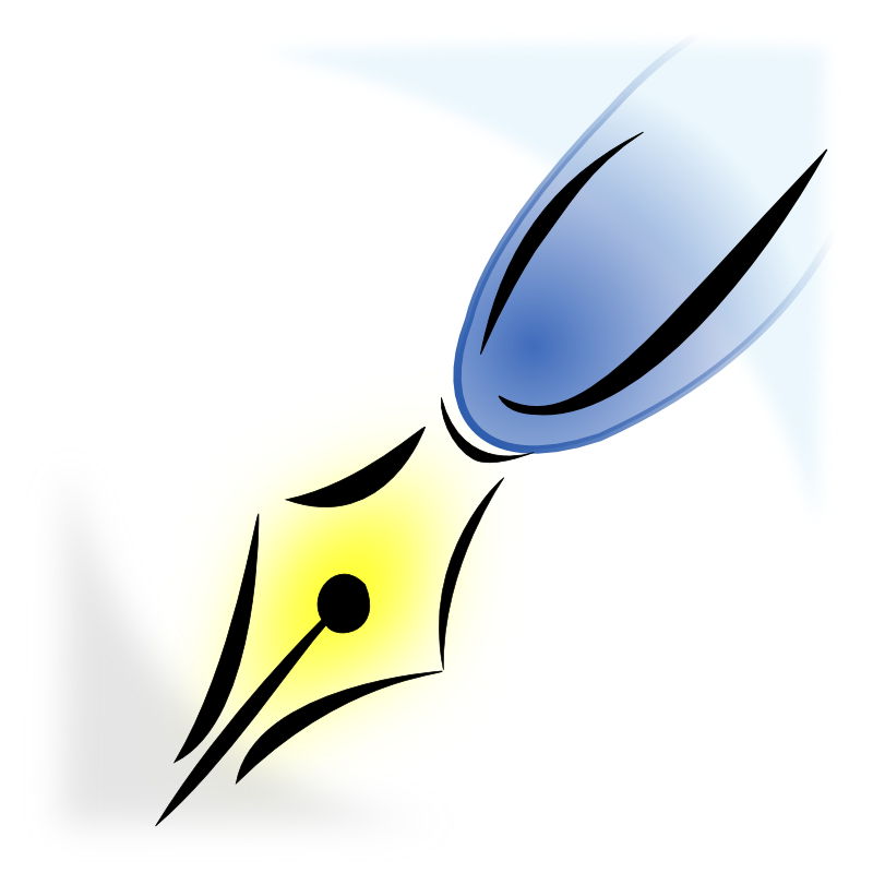 800x800 Quill Pen Clip Art