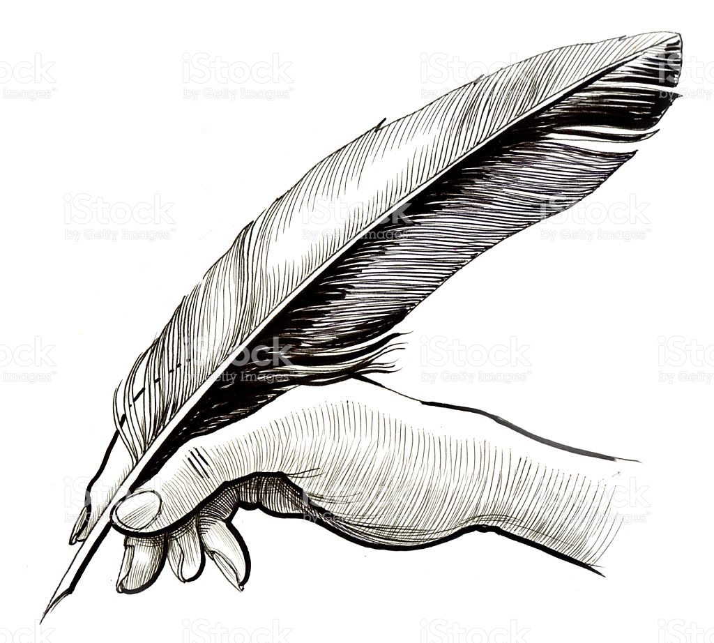 1024x922 Quill Clipart Hand
