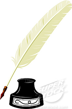 234x350 Feather Pen Clipart