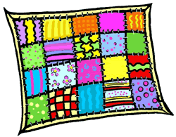 250x195 Free Quilt Clipart