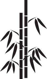 180x300 Bamboo Silhouette Clip Art Bamboo Clipart Image