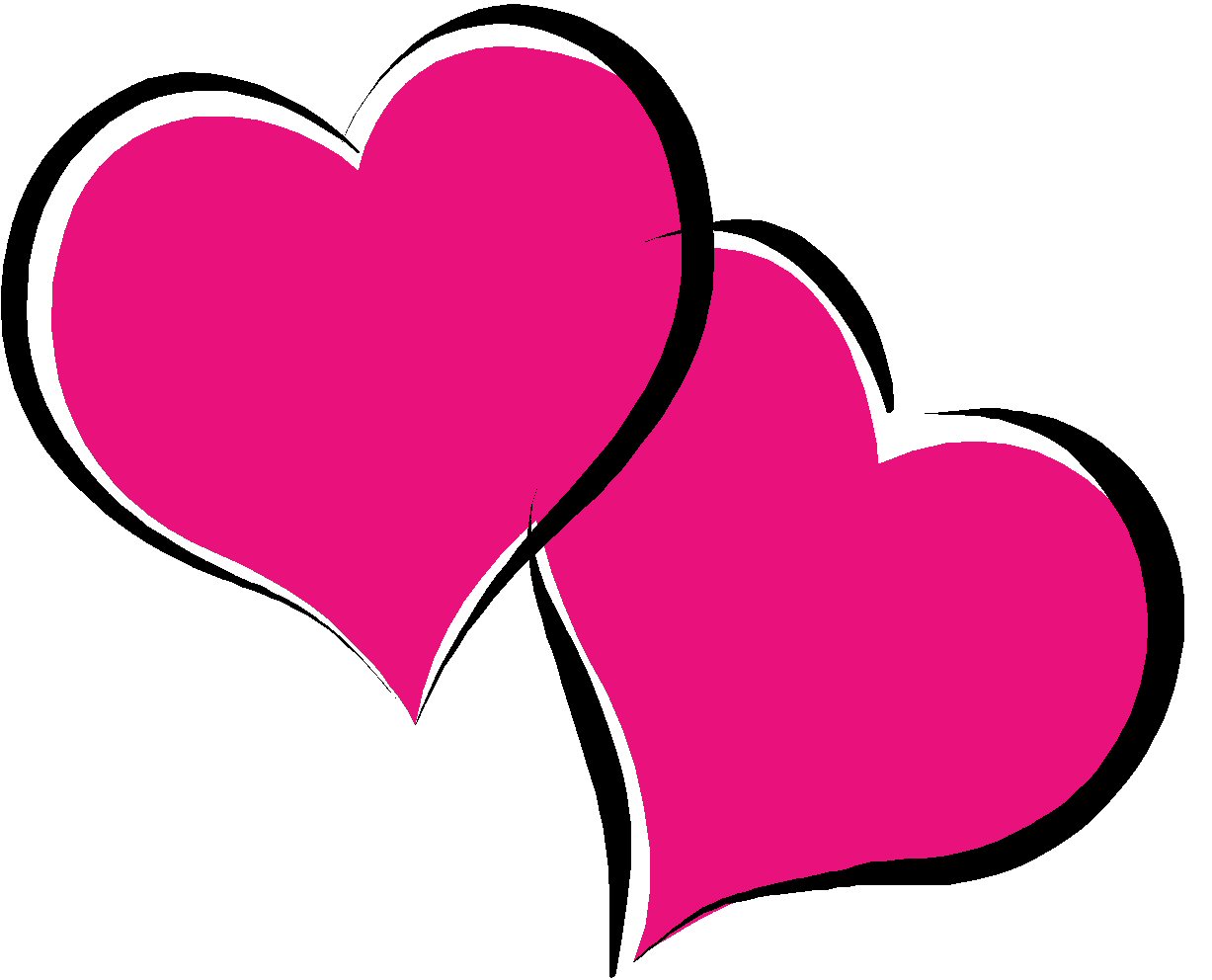 1227x992 February Hearts Clip Art