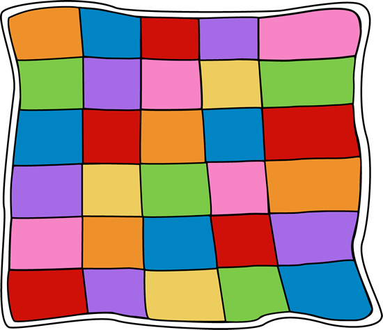 550x474 Patchwork Clipart Bed Quilt