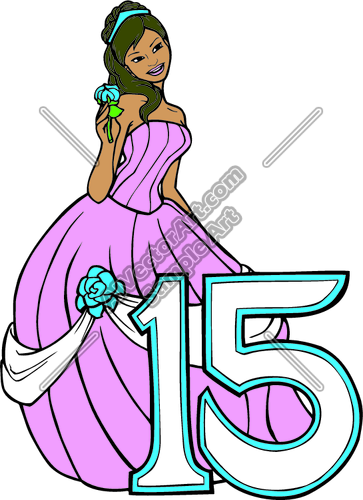 363x500 Quinceanera Clipart And Vectorart People