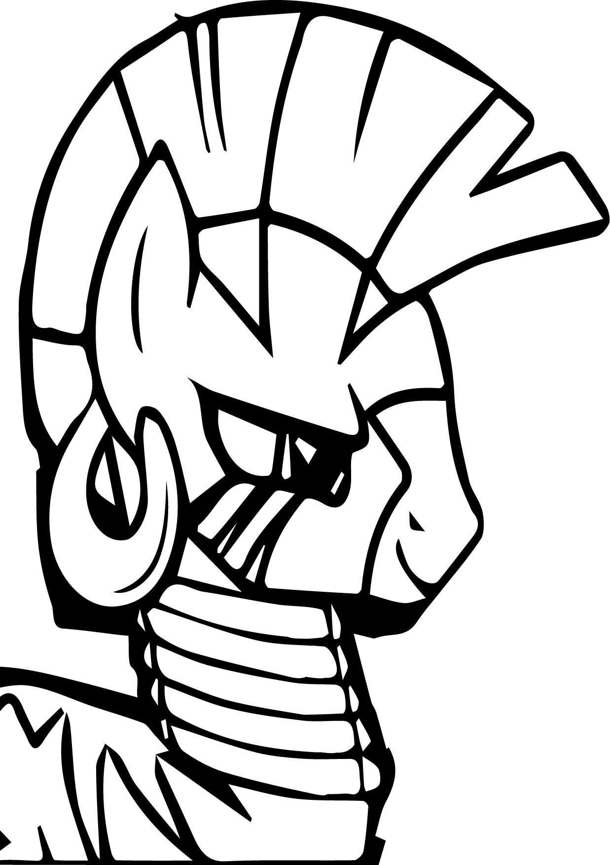1237x1754 Comrade Zecora Quote Coloring Page Wecoloringpage