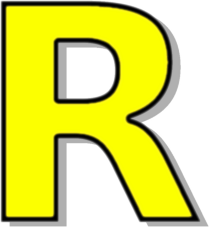 209x227 Capitol R Yellow Clip Art Download