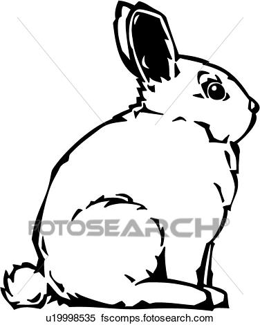 376x470 Clipart Of Bunny U19998535